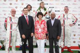 Podium, Neil Primrose, Rick Parffitt and Paul O Duffy