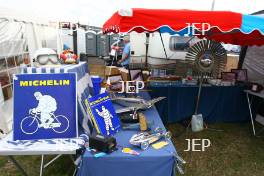 Trade stalls at the Silverstone Classic