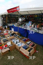 Trade stalls at the Silverstone Classic