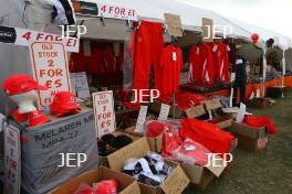 Trade stalls at the Silverstone Classic