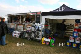 Trade stalls at the Silverstone Classic