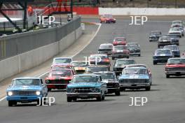 Race Start - Jason MINSHAW Ford Falcon Sprint leads