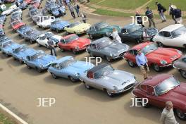 Jaguar E Type world record attempt