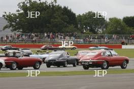 Jaguar E Type world record attempt