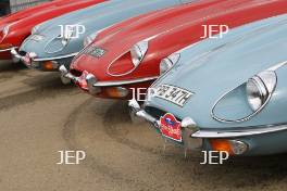 Jaguar E Type world record attempt