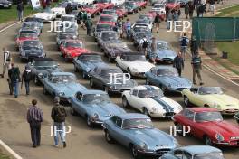 Jaguar E Type world record attempt