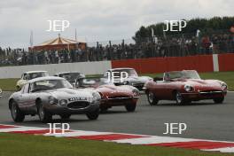 Jaguar E Type world record attempt