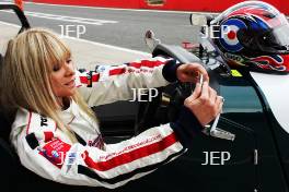 Jo Wood passes her ARDS test at Brands Hatch on 18th May 2011