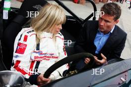 Jo Wood passes her ARDS test at Brands Hatch on 18th May 2011