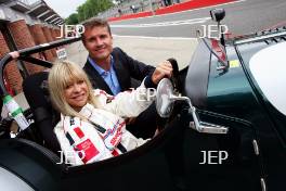 Jo Wood passes her ARDS test at Brands Hatch on 18th May 2011