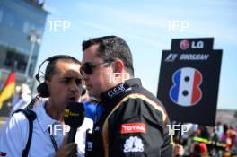 28.07.2013- Race, Grid: Eric Boullier (FRA), Team Manager, Renault F1 Team