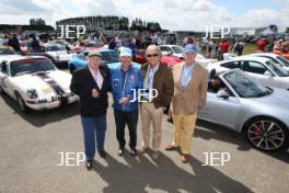 David Piper, Richard Attwood, Derek Bell and John Fitzpatrick at the Porsche 911 celebration