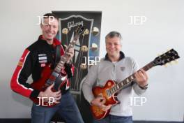 Matt neal (GBR) and Tim Harvey (GBR) Gibson Guitars