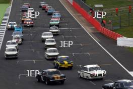 Silverstone Classic 2016,  29th-31st July, 2016, Silverstone Circuit, Northants, England.  The start of the race Copyright Free for editorial use only Mandatory credit – Jakob Ebrey Photography 