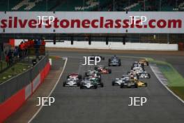 Silverstone Classic 2016,  29th-31st July, 2016, Silverstone Circuit, Northants, England.  The start of the race Copyright Free for editorial use only Mandatory credit – Jakob Ebrey Photography 