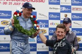 Silverstone Classic 2016,  29th-31st July, 2016, Silverstone Circuit, Northants, England.  Podium. Copyright Free for editorial use only Mandatory credit – Jakob Ebrey Photography 