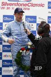 Silverstone Classic 2016,  29th-31st July, 2016, Silverstone Circuit, Northants, England.  Podium. Copyright Free for editorial use only Mandatory credit – Jakob Ebrey Photography 