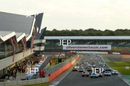 Silverstone Classic 2016,  29th-31st July, 2016, Silverstone Circuit, Northants, England.  Race start. Copyright Free for editorial use only  Mandatory credit – Jakob Ebrey Photography 