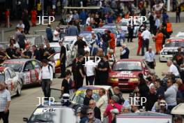 Silverstone Classic 2016,  29th-31st July, 2016, Silverstone Circuit, Northants, England.  JET Super Touring Car Paddock Copyright Free for editorial use only Mandatory credit – Jakob Ebrey Photography 