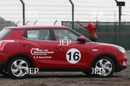 Silverstone Classic 2016,  29th-31st July, 2016, Silverstone Circuit, Northants, England.  SsangYong Car Football with England, in the red of 1966, were represented by footballers John Barnes (c) and Steve Hodge as well as John Stiles (son ofNobby). The Germans – in white – lined up with ex-Formula 1 stars Damon Hill (c), Johnny Herbert and Anthony Davidson Copyright Free for editorial use only Mandatory credit – Jakob Ebrey Photography 