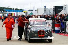 Silverstone Classic  28-30 July 2017 At the Home of British Motorsport Celebrity Race  KNILL-JONES Charles, JOHNSON Brian  Free for editorial use only Photo credit –  JEP 