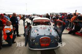 Silverstone Classic  28-30 July 2017 At the Home of British Motorsport Celebrity Race  KNILL-JONES Charles, JOHNSON Brian  Free for editorial use only Photo credit –  JEP 