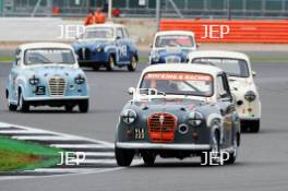 Silverstone Classic  28-30 July 2017 At the Home of British Motorsport Celebrity Race  KNILL-JONES Charles, JOHNSON Brian  Free for editorial use only Photo credit –  JEP 