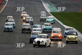 Silverstone Classic  28-30 July 2017 At the Home of British Motorsport Celebrity Race Race Start Free for editorial use only Photo credit –  JEP 