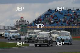 Silverstone Classic  28-30 July 2017 At the Home of British Motorsport Celebrity Owners Race  Race Start Free for editorial use only Photo credit –  JEP 