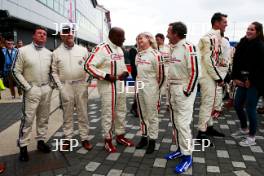 Silverstone Classic  28-30 July 2017 At the Home of British Motorsport Celebrity Race Assembly Area Free for editorial use only Photo credit –  JEP 