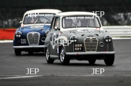 Silverstone Classic  28-30 July 2017 At the Home of British Motorsport Celebrity Race WOOD James,  HUNTER Mark  Free for editorial use only Photo credit –  JEP 