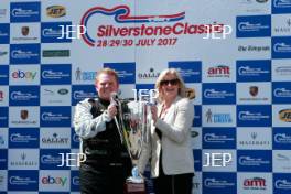 Silverstone Classic  28-30 July 2017 At the Home of British Motorsport Celebrity Owners Race  Podium Free for editorial use only Photo credit –  JEP 