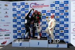 Silverstone Classic  28-30 July 2017 At the Home of British Motorsport Celebrity Owners Race  Podium Free for editorial use only Photo credit –  JEP 