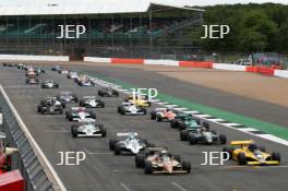 Silverstone Classic  28-30 July 2017 At the Home of British Motorsport FIA Masters F1  Race Start Free for editorial use only Photo credit –  JEP 