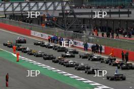 Silverstone Classic  28-30 July 2017 At the Home of British Motorsport FIA Masters F1  Race Start Free for editorial use only Photo credit –  JEP 