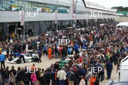 Silverstone Classic  28-30 July 2017 At the Home of British Motorsport FIA Masters F1  Cars assemble in the paddock Free for editorial use only Photo credit –  JEP 