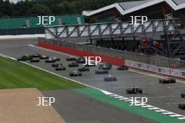 Silverstone Classic  28-30 July 2017 At the Home of British Motorsport FIA Masters F1  Race Start Free for editorial use only Photo credit –  JEP 