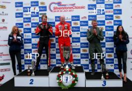 Silverstone Classic  28-30 July 2017 At the Home of British Motorsport FIA Masters F1  Podium Free for editorial use only Photo credit –  JEP 