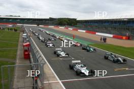 Silverstone Classic  28-30 July 2017 At the Home of British Motorsport FIA Masters F1  Grid Free for editorial use only Photo credit –  JEP 