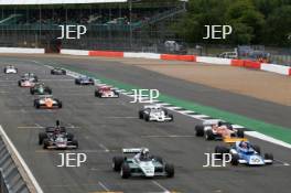 Silverstone Classic  28-30 July 2017 At the Home of British Motorsport FIA Masters F1  Race Start Free for editorial use only Photo credit –  JEP 