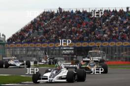 Silverstone Classic  28-30 July 2017 At the Home of British Motorsport FIA Masters F1  FOLCH-RUSINOL Joaquin, Brabham BT49C Free for editorial use only Photo credit –  JEP 