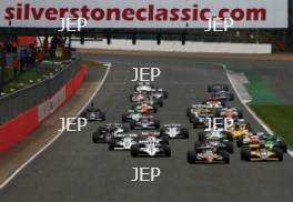 Silverstone Classic  28-30 July 2017 At the Home of British Motorsport FIA Masters F1  Race Start Free for editorial use only Photo credit –  JEP 