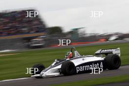 Silverstone Classic  28-30 July 2017 At the Home of British Motorsport FIA Masters F1  FOLCH-RUSINOL Joaquin, Brabham BT49C Free for editorial use only Photo credit –  JEP 