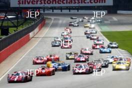 Silverstone Classic  28-30 July 2017 At the Home of British Motorsport FIA Masters Sportscars Start of the race Free for editorial use only Photo credit –  JEP 