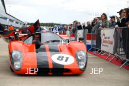 Silverstone Classic  28-30 July 2017 At the Home of British Motorsport FIA Masters Sportscars Assembly Area Free for editorial use only Photo credit –  JEP 