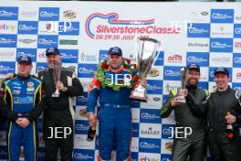 Silverstone Classic  28-30 July 2017 At the Home of British Motorsport FIA Masters Sportscars Podium Free for editorial use only Photo credit –  JEP 