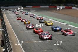 Silverstone Classic  28-30 July 2017 At the Home of British Motorsport FIA Masters Sportscars Start of the race Free for editorial use only Photo credit –  JEP 