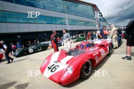 Silverstone Classic  28-30 July 2017 At the Home of British Motorsport FIA Masters Sportscars Assembly Area Free for editorial use only Photo credit –  JEP 