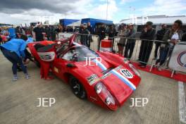 Silverstone Classic  28-30 July 2017 At the Home of British Motorsport FIA Masters Sportscars Assembly Area Free for editorial use only Photo credit –  JEP 