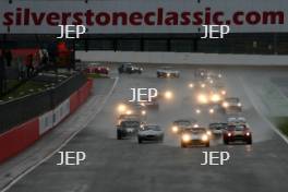 Silverstone Classic  28-30 July 2017 At the Home of British Motorsport Gallet Trophy for Pre66 GT Race Start Free for editorial use only Photo credit –  JEP 